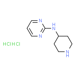 ChemSpider 2D Image | N-(4-Piperidinyl)-2-pyrimidinamine dihydrochloride | C9H16Cl2N4