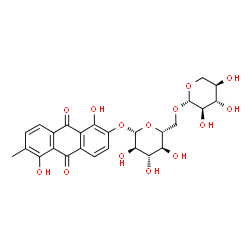 ChemSpider 2D Image | Morindin | C26H28O14