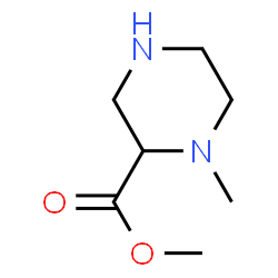 ChemSpider 2D Image | Methyl 1-methyl-2-piperazinecarboxylate | C7H14N2O2