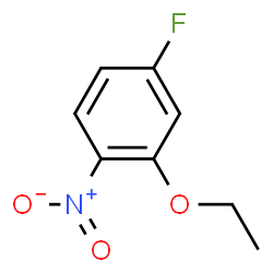 ChemSpider 2D Image | 2-Ethoxy-4-fluoro-1-nitrobenzene | C8H8FNO3