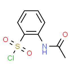 ChemSpider 2D Image | 2-Acetamidobenzenesulfonyl chloride | C8H8ClNO3S