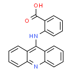 ChemSpider 2D Image | 2-(9-Acridinylamino)benzoic acid | C20H14N2O2