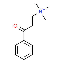 ChemSpider 2D Image | N,N,N-Trimethyl-3-oxo-3-phenyl-1-propanaminium | C12H18NO