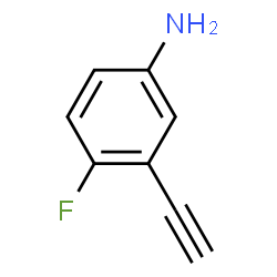 ChemSpider 2D Image | 3-Cyano-4-fluoro-aniline | C8H6FN