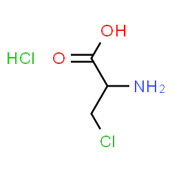 ChemSpider 2D Image | 3-Chloroalanine hydrochloride (1:1) | C3H7Cl2NO2