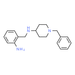ChemSpider 2D Image | N-(2-Aminobenzyl)-1-benzyl-4-piperidinamine | C19H25N3