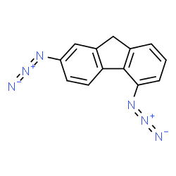 ChemSpider 2D Image | 2,5-Diazido-9H-fluorene | C13H8N6