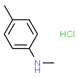 ChemSpider 2D Image | N,4-Dimethylaniline, HCl | C8H12ClN