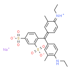 ChemSpider 2D Image | Xylene Cyanole F | C25H27N2NaO6S2