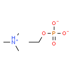 ChemSpider 2D Image | ethyl phosphate; trimethylammonium | C5H15NO4P