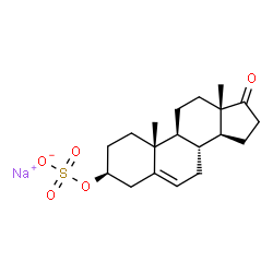 ChemSpider 2D Image | Prasterone sodium sulfate | C19H27NaO5S
