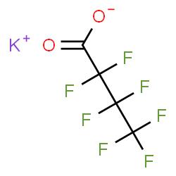 ChemSpider 2D Image | Potassium heptafluorobutanoate | C4F7KO2