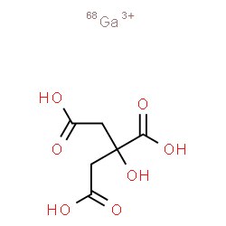 ChemSpider 2D Image | 1,2,3-Propanetricarboxylic acid, 2-hydroxy-, gallium-~68~Ga salt (1:1) | C6H868GaO7