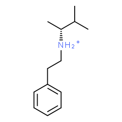 ChemSpider 2D Image | (2R)-3-Methyl-N-(2-phenylethyl)-2-butanaminium | C13H22N