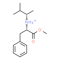 ChemSpider 2D Image | (2S)-N-[(2S)-1-Methoxy-1-oxo-3-phenyl-2-propanyl]-3-methyl-2-butanaminium | C15H24NO2