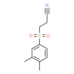 ChemSpider 2D Image | 3-[(3,4-Dimethylphenyl)sulfonyl]propanenitrile | C11H13NO2S