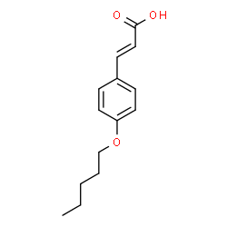 ChemSpider 2D Image | 4-AMYLOXYCINNAMIC ACID | C14H18O3