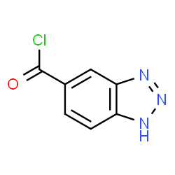 ChemSpider 2D Image | 1H-Benzotriazole-5-carbonyl chloride | C7H4ClN3O