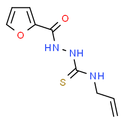 ChemSpider 2D Image | N-Allyl-2-(2-furoyl)hydrazinecarbothioamide | C9H11N3O2S