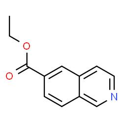 ChemSpider 2D Image | Ethyl 6-isoquinolinecarboxylate | C12H11NO2