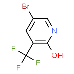 ChemSpider 2D Image | 5-Bromo-3-(trifluoromethyl)-2-pyridinol | C6H3BrF3NO