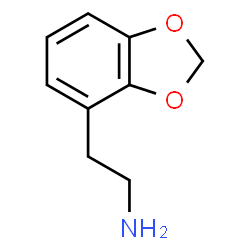 ChemSpider 2D Image | 2-(1,3-Benzodioxol-4-yl)ethanamine | C9H11NO2