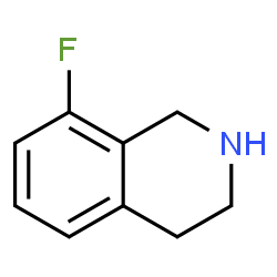 ChemSpider 2D Image | 8-Fluoro-1,2,3,4-tetrahydroisoquinoline | C9H10FN