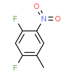 ChemSpider 2D Image | 1,5-Difluoro-2-methyl-4-nitrobenzene | C7H5F2NO2