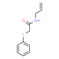 ChemSpider 2D Image | N-Allyl-2-(phenylsulfanyl)acetamide | C11H13NOS
