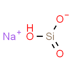 ChemSpider 2D Image | Sodium hydroxy(oxo)silanolate | HNaO3Si