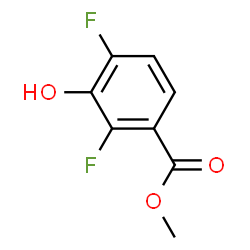 ChemSpider 2D Image | Methyl 2,4-difluoro-3-hydroxybenzoate | C8H6F2O3