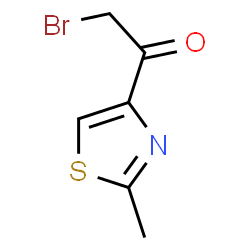 ChemSpider 2D Image | 2-Bromo-1-(2-methyl-1,3-thiazol-4-yl)ethanone | C6H6BrNOS