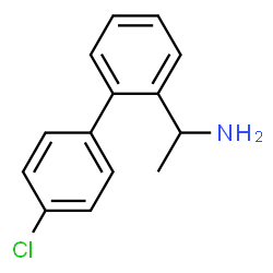 ChemSpider 2D Image | 1-(4'-Chloro-2-biphenylyl)ethanamine | C14H14ClN