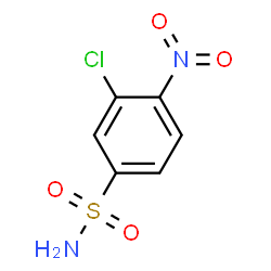 ChemSpider 2D Image | 3-Chloro-4-nitrobenzenesulfonamide | C6H5ClN2O4S