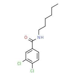 ChemSpider 2D Image | 3,4-Dichloro-N-hexylbenzamide | C13H17Cl2NO