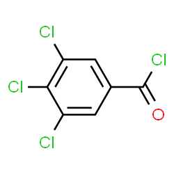ChemSpider 2D Image | 3,4,5-Trichlorobenzoyl chloride | C7H2Cl4O