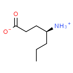 ChemSpider 2D Image | (4S)-4-Ammonioheptanoate | C7H15NO2