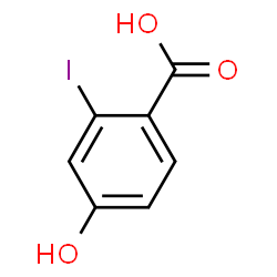 ChemSpider 2D Image | 4-Hydroxy-2-iodobenzoic acid | C7H5IO3