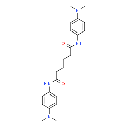 ChemSpider 2D Image | N,N'-Bis[4-(dimethylamino)phenyl]hexanediamide | C22H30N4O2
