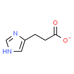 ChemSpider 2D Image | 5-Imidazolepropionate | C6H7N2O2