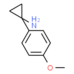 ChemSpider 2D Image | 1-(4-Methoxyphenyl)cyclopropanamine | C10H13NO