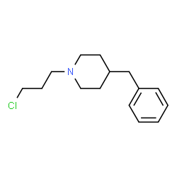 ChemSpider 2D Image | 4-Benzyl-1-(3-chloropropyl)piperidine | C15H22ClN