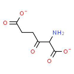 ChemSpider 2D Image | 2-Amino-3-oxoadipate | C6H7NO5