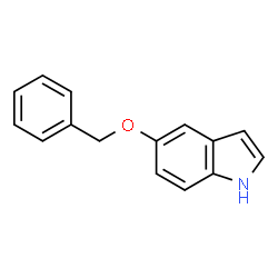 ChemSpider 2D Image | 5-Benzyloxyindole | C15H13NO