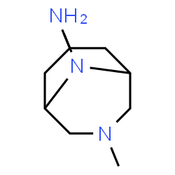 ChemSpider 2D Image | 3,9-Dimethyl-3,9-diazabicyclo[3.3.1]nonan-7-amine | C9H19N3