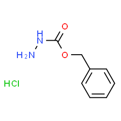 ChemSpider 2D Image | BENZYL CARBAZATE HYDROCHLORIDE | C8H11ClN2O2