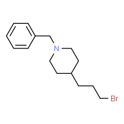 ChemSpider 2D Image | 1-Benzyl-4-(3-bromopropyl)piperidine | C15H22BrN