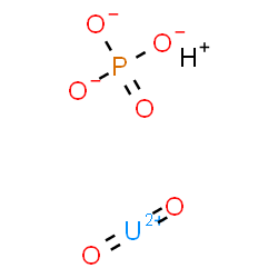 ChemSpider 2D Image | Dioxouranium(2+) hydrogen phosphate (1:1:1) | HO6PU