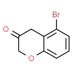 ChemSpider 2D Image | 5-Bromo-3-chromanone | C9H7BrO2