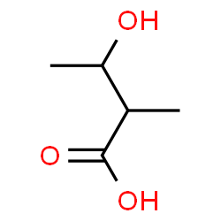 ChemSpider 2D Image | 3-hydroxy-2-methylbutyric acid | C5H10O3